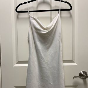 UO Mallory Cowl Neck Slip Dress